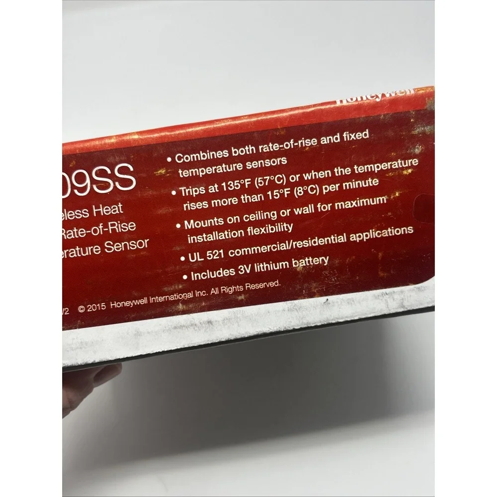 NEW Factory Sealed Wireless Heat And Rate-of-Rise Temperature Sensor 5809SS